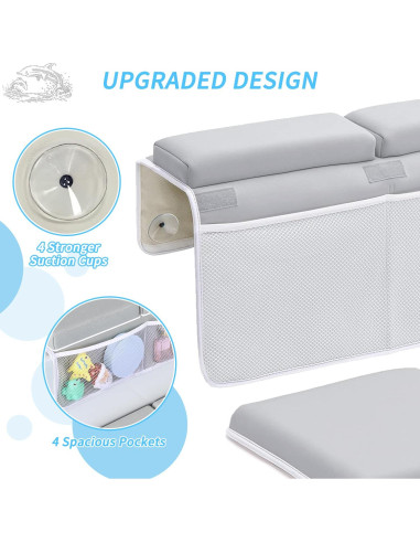 Conjunto Almohadilla Baño Bebés Mostop - Espuma Viscoelástica