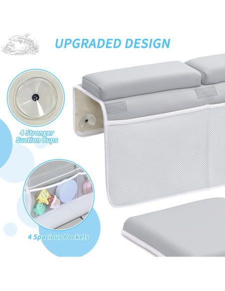 Conjunto Almohadilla Baño Bebés Mostop - Espuma Viscoelástica