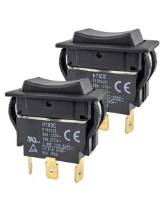 Interruptor de Palanca Sonzrod HY60C 20A/125V - 3 Pines ON-OFF-ON