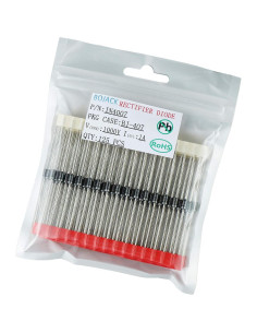 Diodo Rectificador BOJACK IN4007 1A 1000V Paquete de 125 2