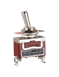 Interruptor de Palanca Baomain RT1021 2 Pines ON-OFF 15A 250V