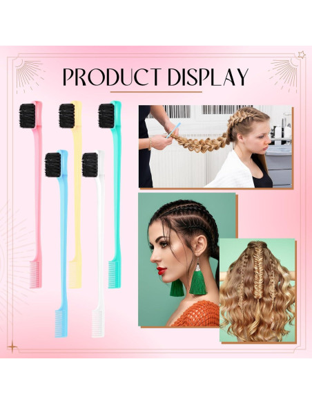 Set de 5 Cepillos de Control de Bordes Baderke - Nylon