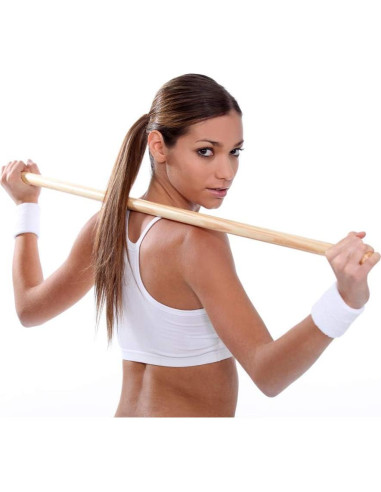 Muñequera de Algodón Deportes Únicos - 12 Pares Negros