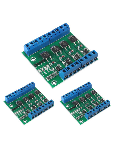 Módulo Controlador MOSFET 4 Canales Coliao 10A PWM 3-27V