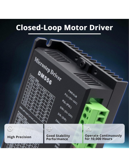 Controlador de Motor Paso a Paso Digital MAKERELE DM556 1.4-5.6A 20-50V CC
