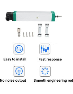 Sensor de Desplazamiento Fafeicy KTC-100 Acero Inoxidable IP67 2