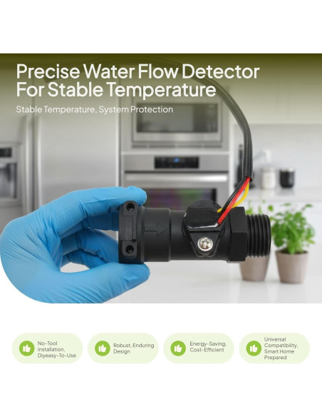 Interruptor de Flujo de Agua Efecto Hall 21x8.6cm