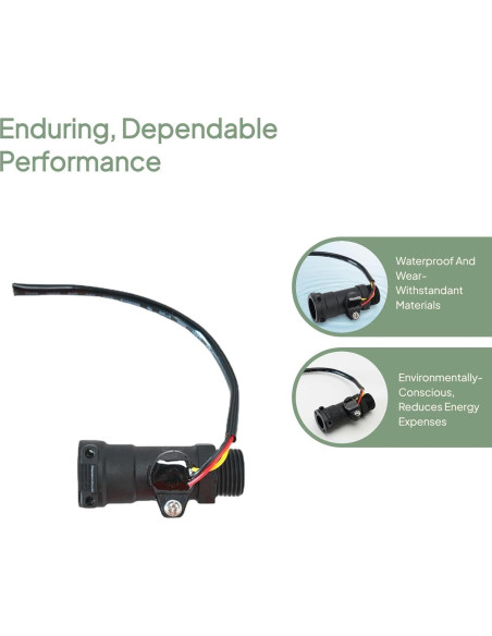 Interruptor de Flujo de Agua Efecto Hall 21x8.6cm