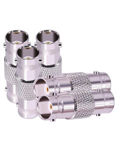 Adaptadores BNC Hembras CNARIO 5pcs 50 Ohm para CCTV
