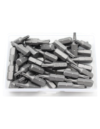 50 Puntas Torx T10 1" (25.4 mm) TMAX Acero S2