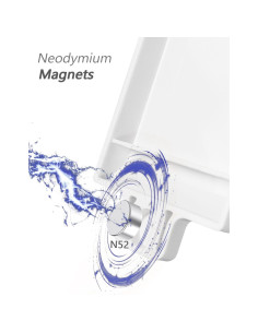 Cubierta Magnética para Interruptores ILIVABLE Blanca 1 Paquete 2