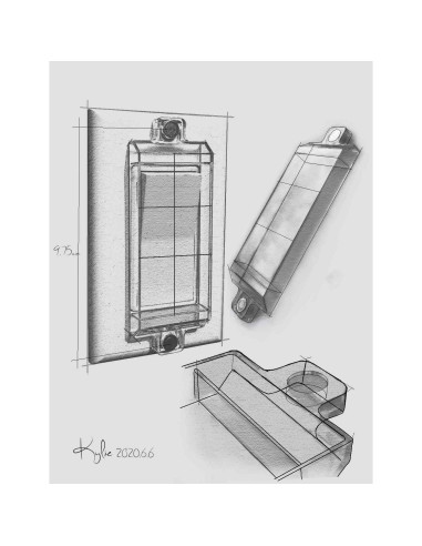 Cubierta Magnética para Interruptores ILIVABLE Blanca 1 Paquete