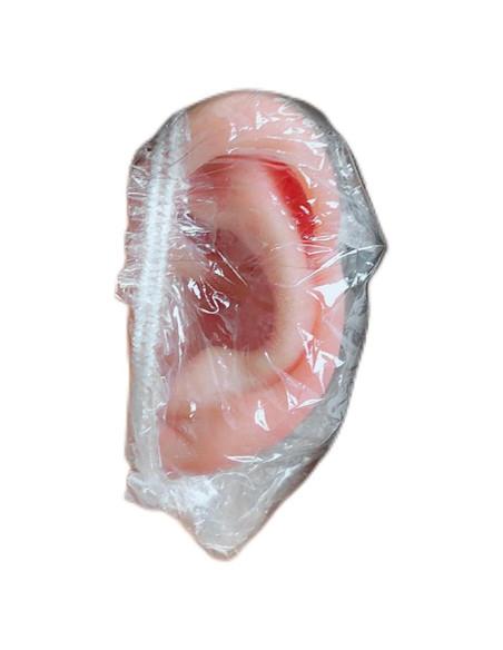 200 Protectores de Oídos Desechables Transparentes PE para Baño