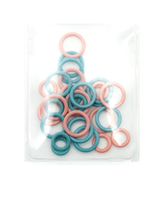 Anillos Marcadores de Puntos Clover Multicolor 30 Piezas 2