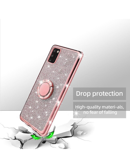 Funda Brillante KuDiNi para Alcatel TCL A3X A600Dl Rosa TPU Funda Brillante KuDiNi para Alcatel TCL A3X A600Dl Rosa TPU
