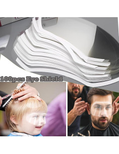 100 Protectores Faciales Desechables CLOEWCL para Ducha y Cirugía 2