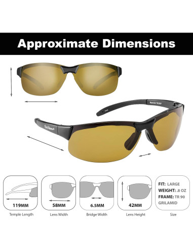 Gafas de sol polarizadas Flying Fisherman Maverick UV 100%