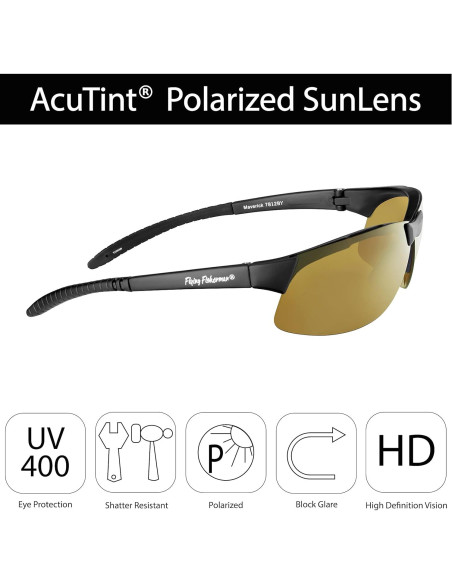 Gafas de sol polarizadas Flying Fisherman Maverick UV 100%