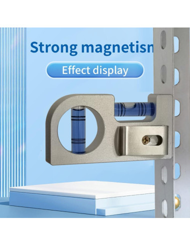 Nivel Mini Magnético The Yan He de Aluminio 85x15x45mm