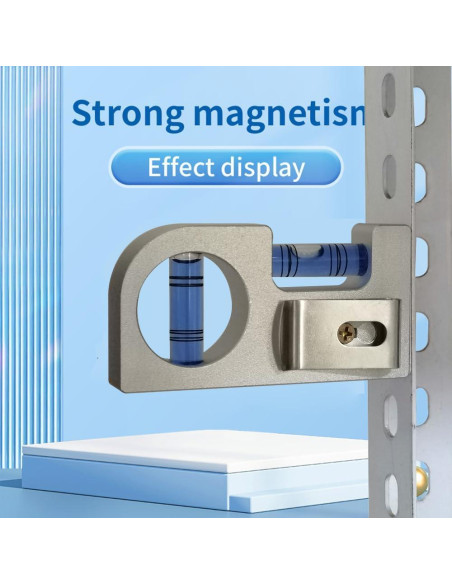 Nivel Mini Magnético The Yan He de Aluminio 85x15x45mm