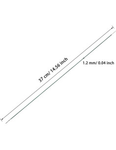 Cuerdas Elásticas con Extremos de Metal ONLYKXY 30pcs 37cm 2