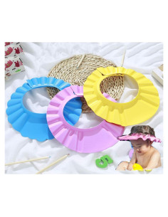 Sombrero de Ducha Ajustable Chinshwehaw para Bebés Rosa