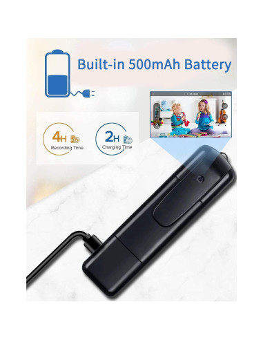 Cámara Oculta Mini V8 JIESUDA Full HD 1080P con 32GB