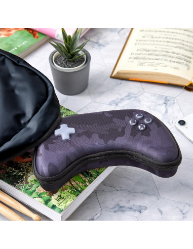 Estuche de Lápices It's Academic Controlador Videojuego Negro