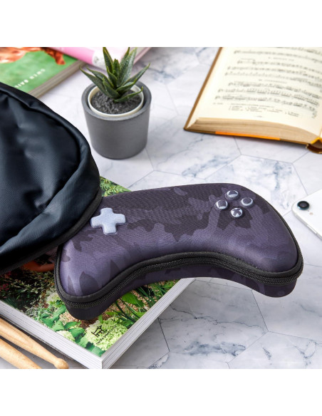 Estuche de Lápices It's Academic Controlador Videojuego Negro