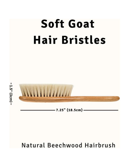 Set de Cepillos de Madera para Bebés FUNFUSHKA - Cerdas Suaves