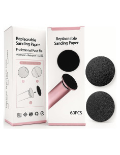 Juego de papel de lija 60 piezas TAOMAND 4.3 cm para pedicura