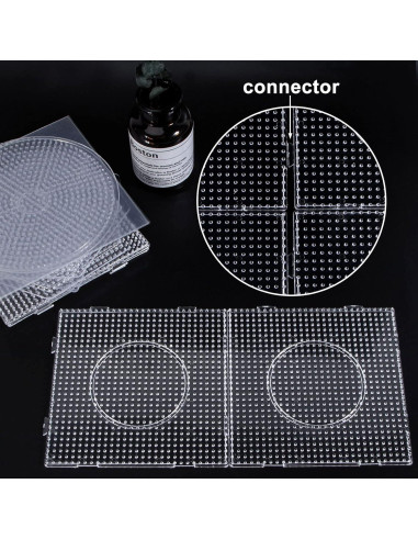 Tableros de Fusión de Beads Dedoot 18 Piezas 5mm Plástico