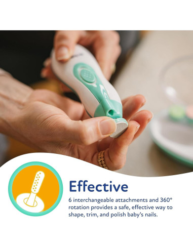 Cortador de Uñas Eléctrico Dr. Talbot para Bebés con Luz LED