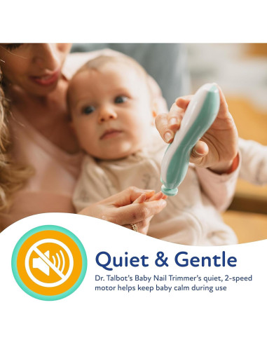 Cortador de Uñas Eléctrico Dr. Talbot para Bebés con Luz LED