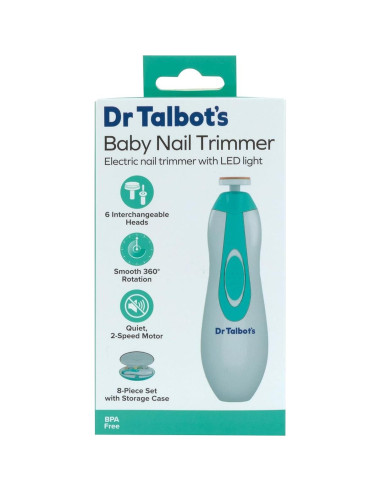 Cortador de Uñas Eléctrico Dr. Talbot para Bebés con Luz LED