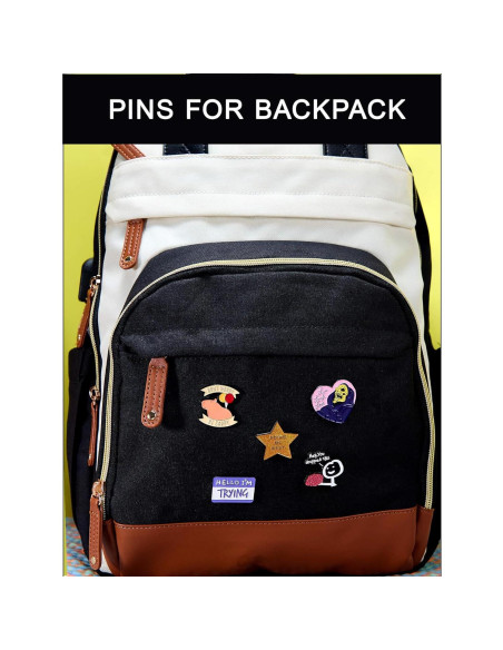 Conjunto de 20 Pines de Esmalte Divertidos - Regalo Creativo