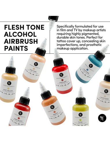 Pintura de Aerógrafo Tono de Piel Narrative Cosmetics 59ml Oliva