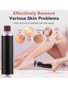 Removedor de Callos Eléctrico EDIFOLLY con Discos de Lija 2