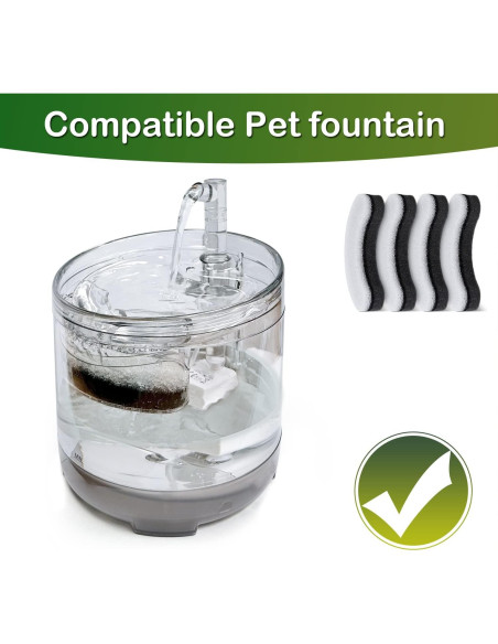 Filtros de agua para gatos Opeth WF050 WF100 - Paquete de 12