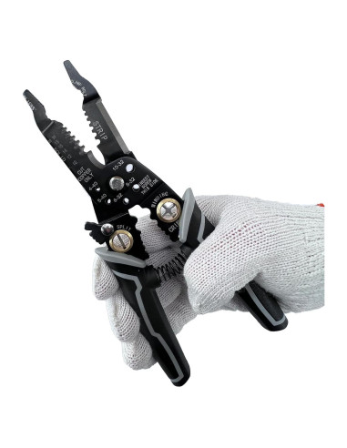 Herramienta Desforradora 9 en 1 Groword - Cortador de Cables 20-50 AWG