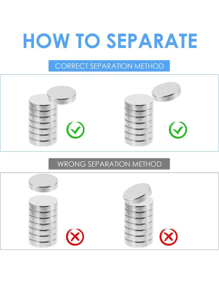 36 Piezas Imán Neodimio Gjinxi 9x2mm Plata para Manualidades
