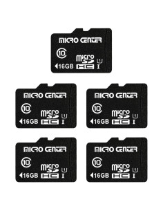 Micro SDHC 16GB Clase 10 Inland - 5 Paquete con Adaptador