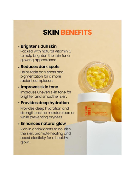 Crema en Cápsula KSECRET SEOUL 1988 Niacinamida 5% 50ml