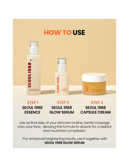 Crema en Cápsula KSECRET SEOUL 1988 Niacinamida 5% 50ml