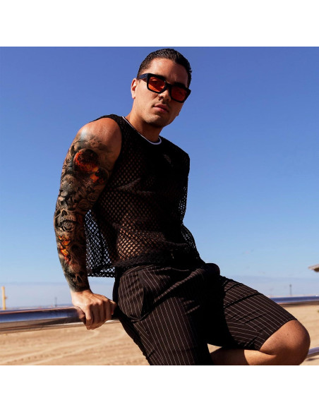 Mangas de Tatuajes Temporales ChurlChurl - 12 Hojas, Diseño Variado