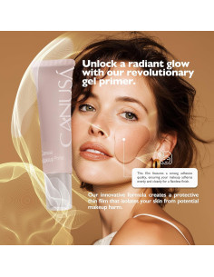 Base de Maquillaje Gel CANUSA 30ml - Hidratante y Matificante 2