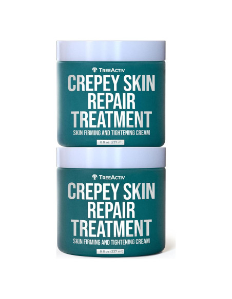 TreeActiv Crema Reafirmante para Piel Crepey - 2 Unidades - Ácido Hialurónico