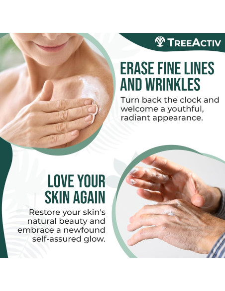 TreeActiv Crema Reafirmante para Piel Crepey - 2 Unidades - Ácido Hialurónico
