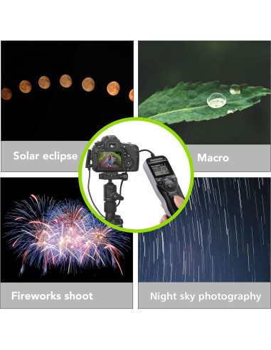 Temporizador Remoto de Disparo HANPUSEN TR-90 para Canon, Fuji, Olympus