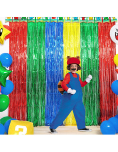 Cortinas de Flecos de Papel de Aluminio WENSEO 1.0 x 2.0 m 2